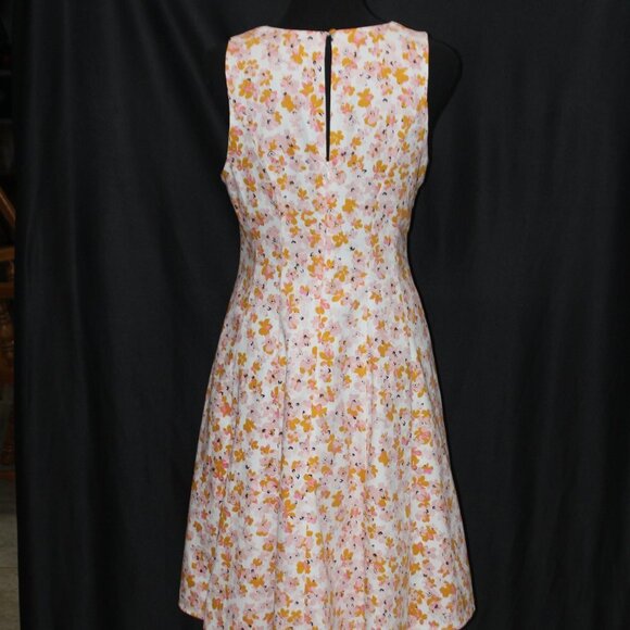 Liz Claiborne Sleeveless Floral A-line Sundress - Picture 7 of 16